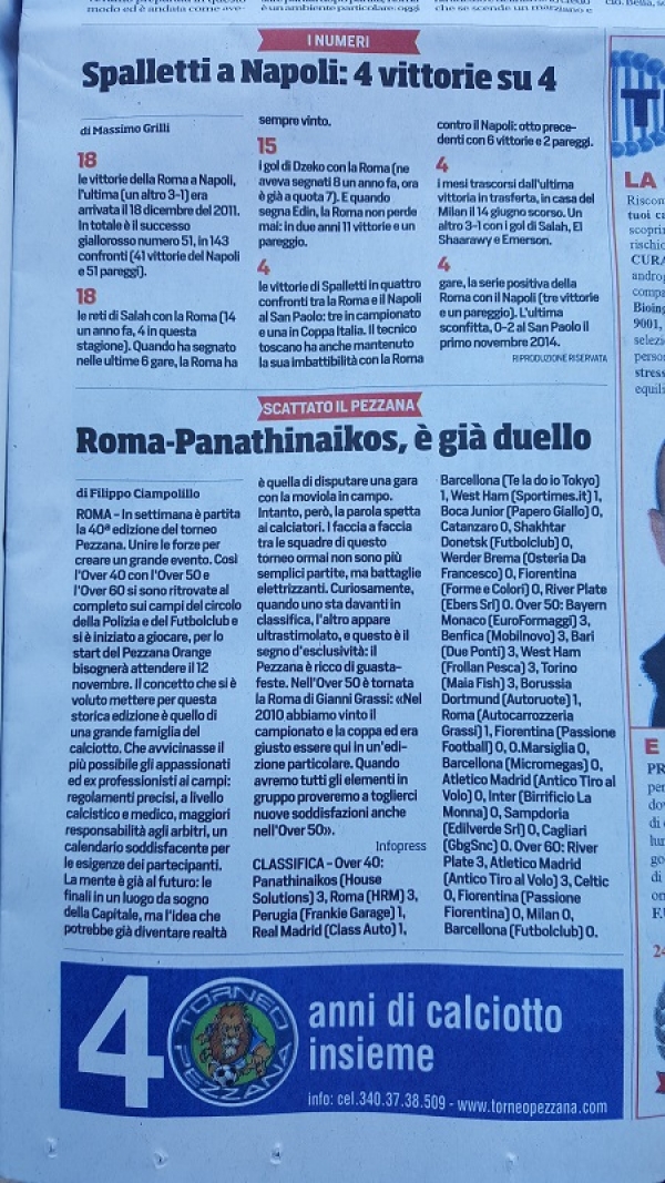 Corriere Sport Domenica 16 10 2016