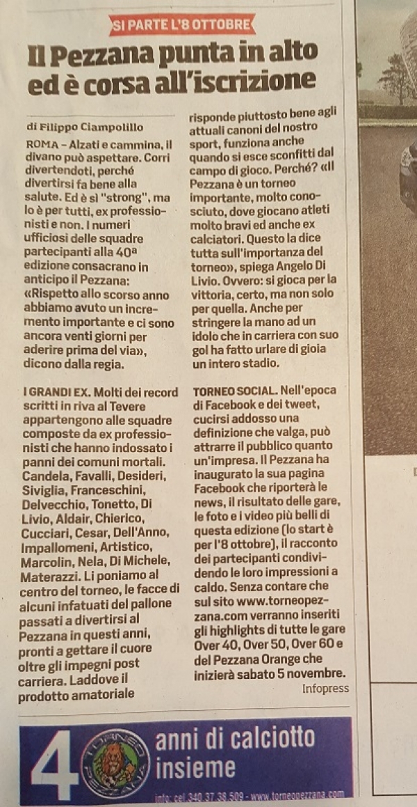 Corriere Sport Domenica 18 9 2016