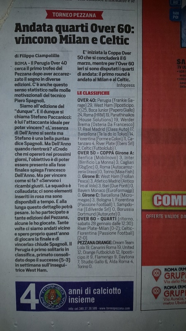 Corriere Sport Domenica 22 1 2017