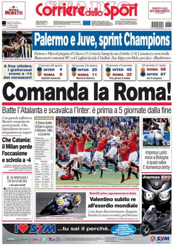   Corriere dello Sport - Mercoledi 20 luglio 2011